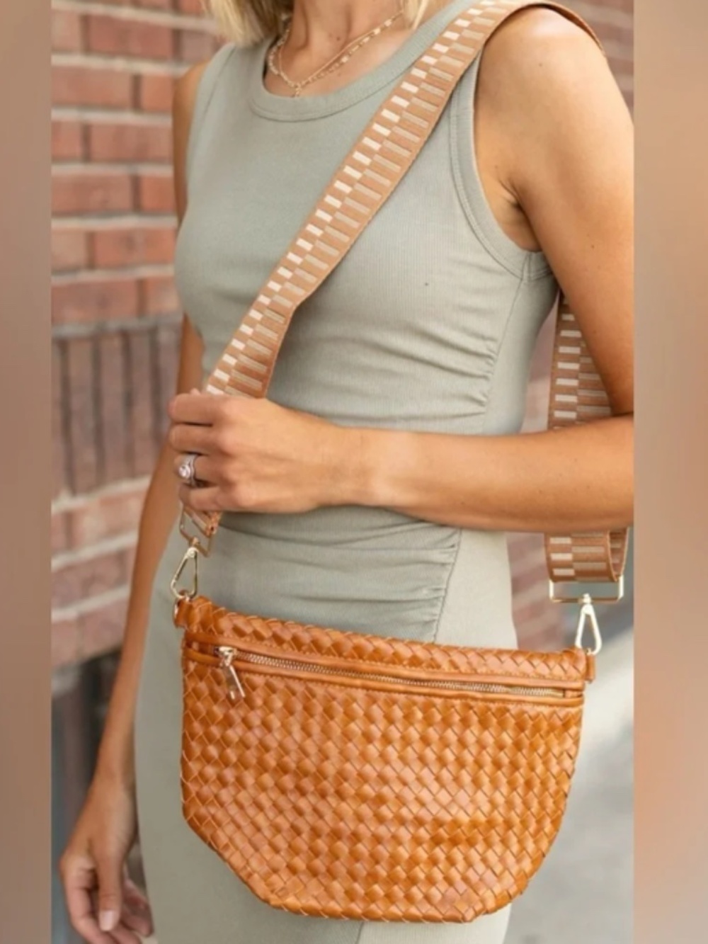 Polite Society Woven Westlyn Bum Bag